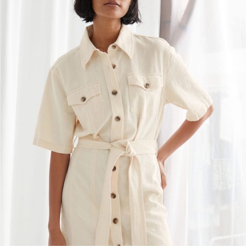 NWOT & other stories belted shirtdress